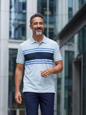 Goodfellow & Co Men's Light Blue Polo Shirt